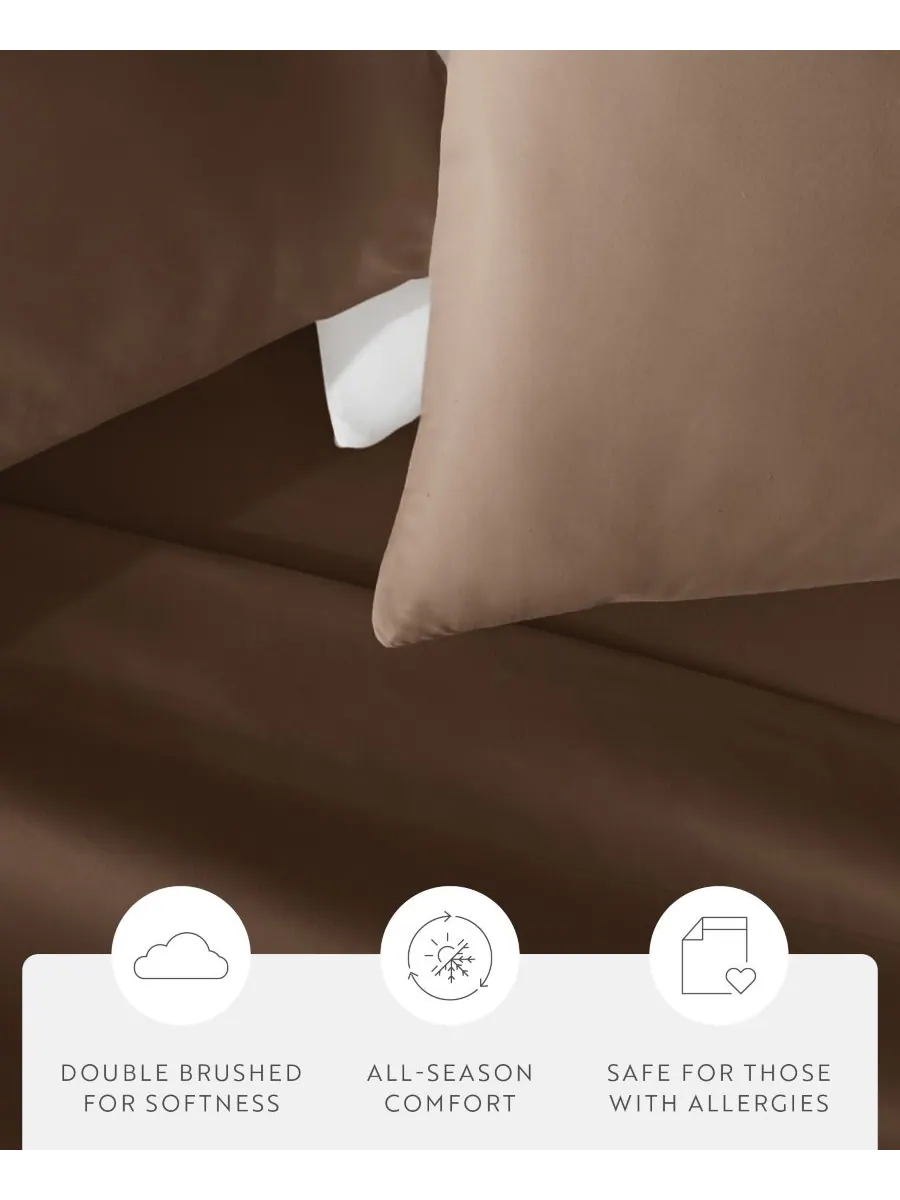 Комплект из 2 наволочек style simplified, размер king. ienjoy Home — изображение 5 из 17, тауп