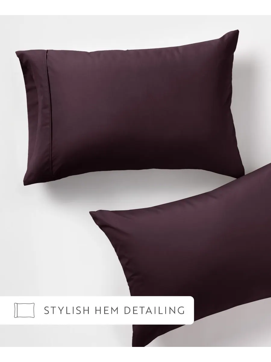 Комплект из 2 наволочек style simplified, размер king. ienjoy Home — изображение 6 из 17, фиолетовый