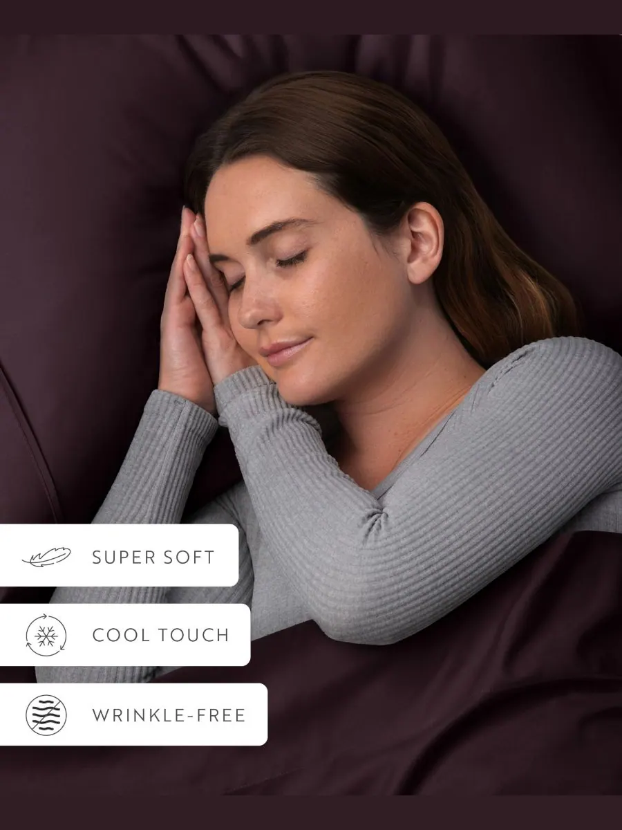 Комплект из 2 наволочек style simplified, размер king. ienjoy Home — изображение 7 из 17, фиолетовый