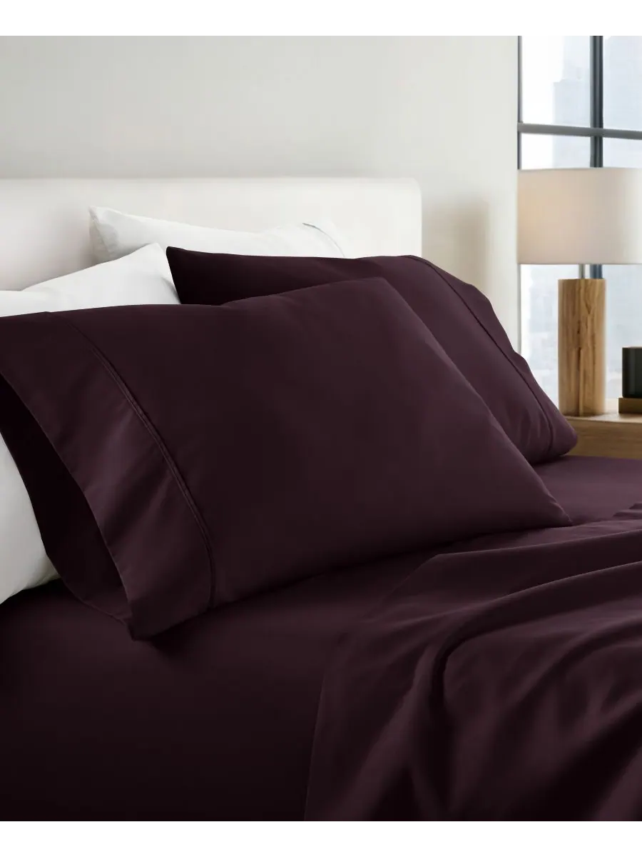 Комплект из 2 наволочек style simplified, размер king. ienjoy Home — изображение 10 из 17, фиолетовый