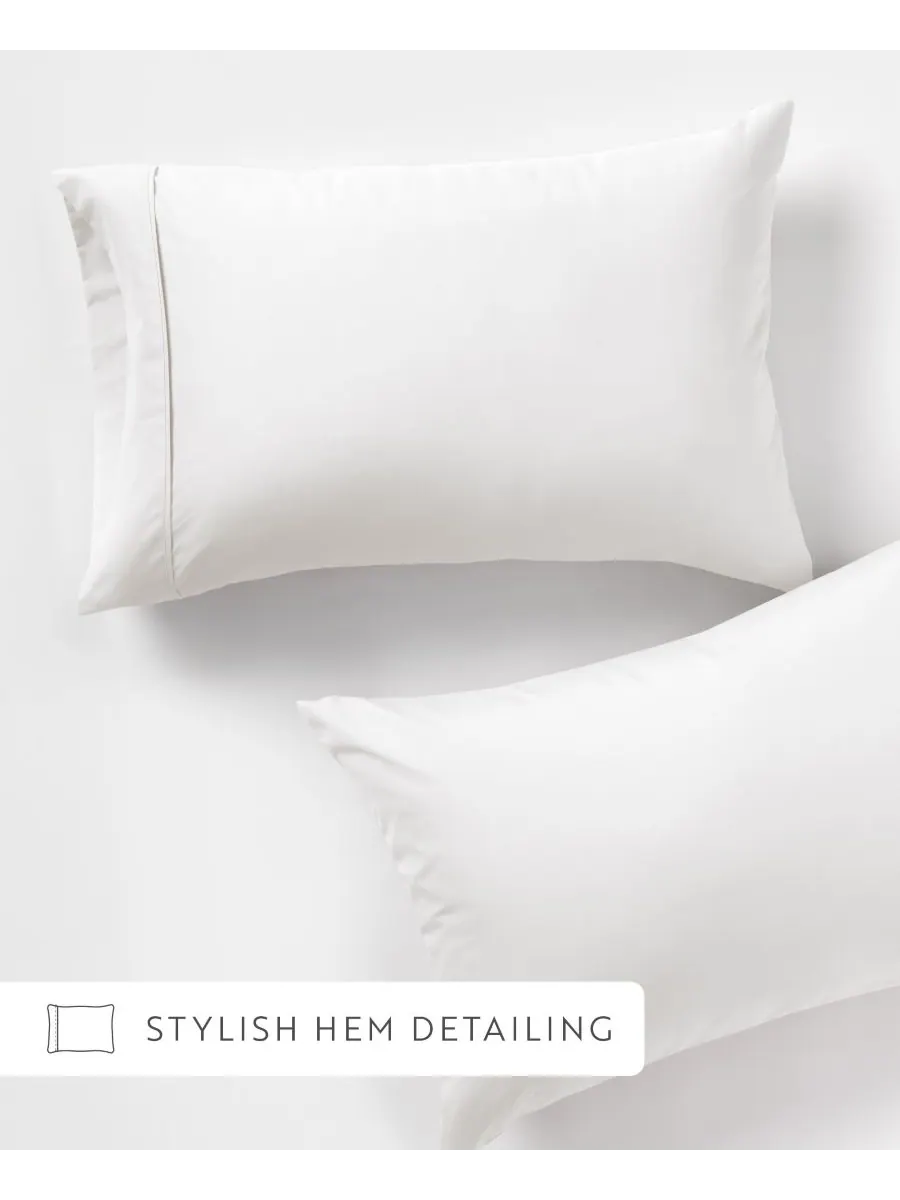 Комплект из 2 наволочек style simplified, размер king. ienjoy Home — изображение 5 из 17, белый