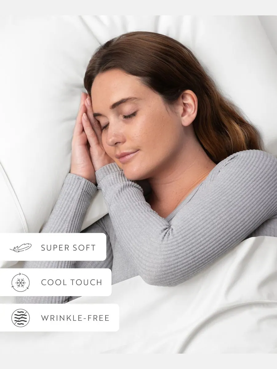 Комплект из 2 наволочек style simplified, размер king. ienjoy Home — изображение 6 из 17, белый