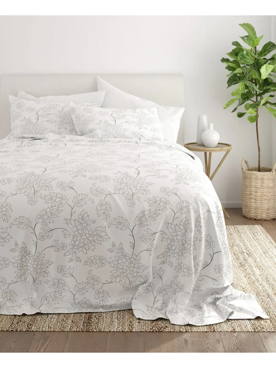Комплект постельного белья Timeless Classics Premium Ultra Soft с узором, 3 предмета, размер Twin — изображение 4 из 10
