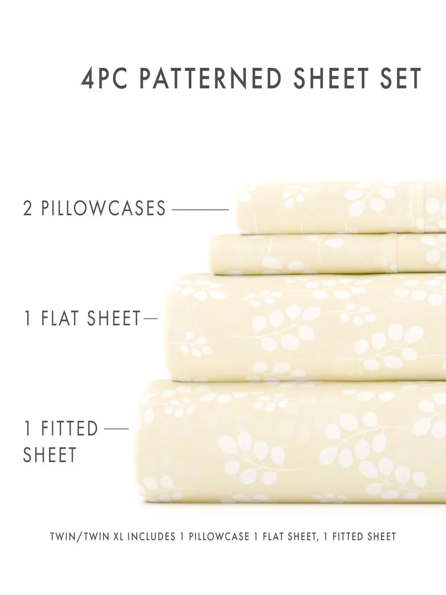 Комплект постельного белья Timeless Classics Premium Ultra Soft с узором, 3 предмета, размер Twin — изображение 8 из 9