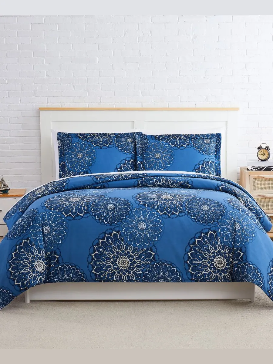 Комплект постельного белья Midnight Floral из 3 предметов, размер Full/Queen Southshore Fine Linens — изображение 1 из 5