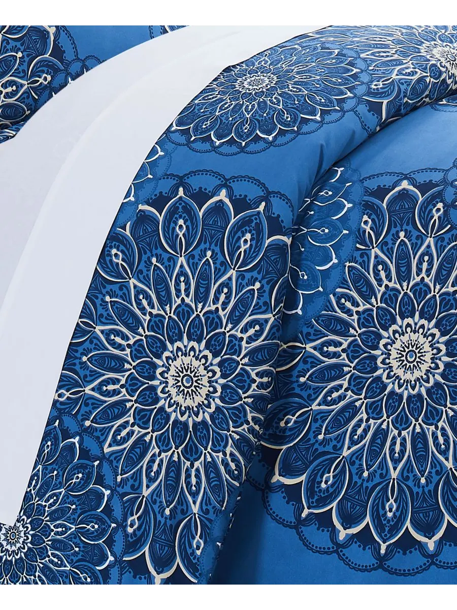 Комплект постельного белья Midnight Floral из 3 предметов, размер Full/Queen Southshore Fine Linens — изображение 4 из 5
