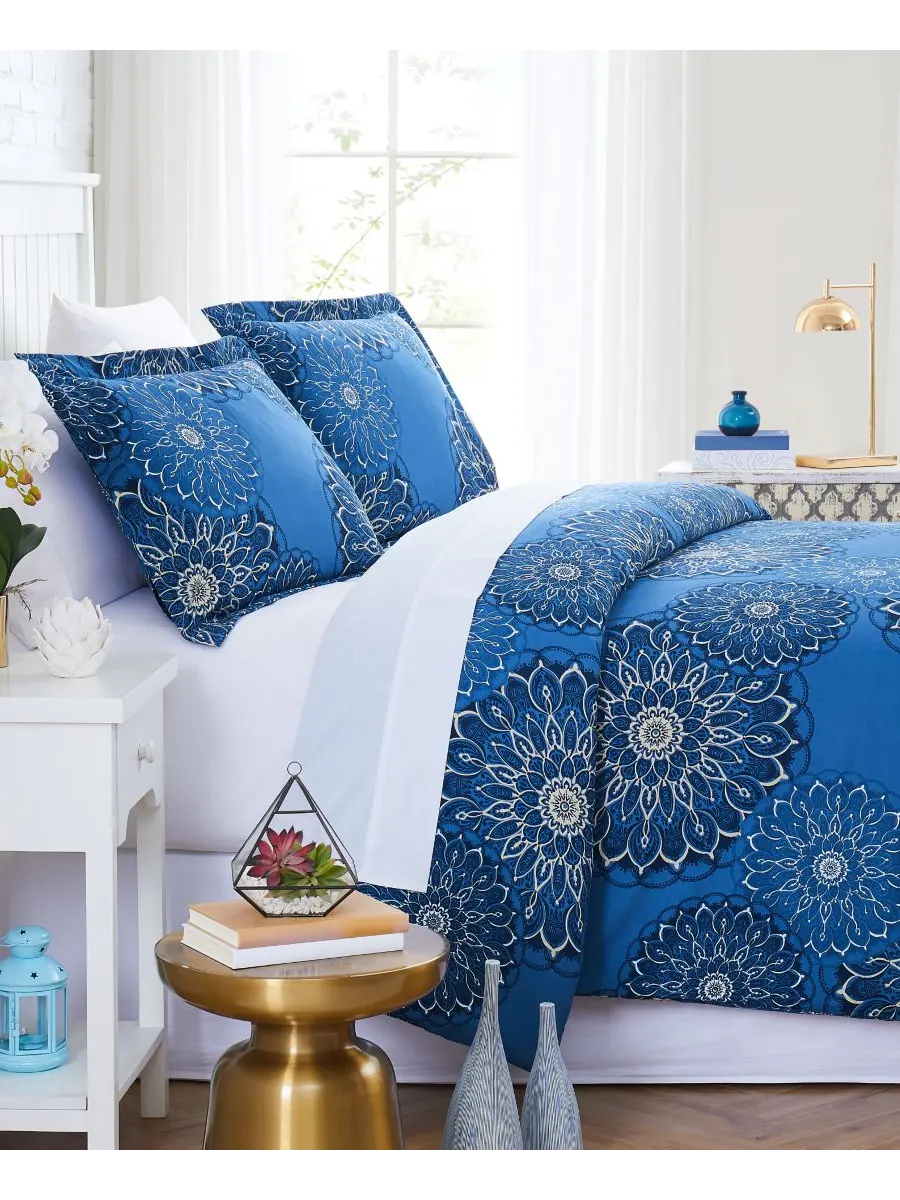Комплект постельного белья Midnight Floral из 3 предметов, размер Full/Queen Southshore Fine Linens — изображение 5 из 5