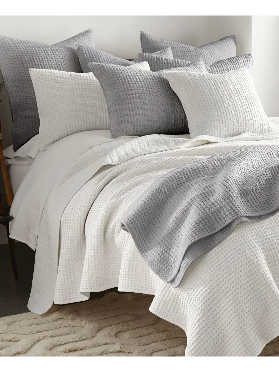 Комплект постельного белья Mills Waffle Textured из 3 предметов, размер King/California King Levtex — изображение 5 из 6