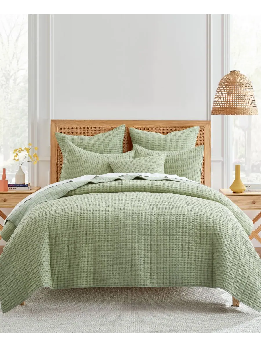 Комплект постельного белья Mills Waffle Textured из 3 предметов, размер King/California King Levtex — изображение 1 из 5