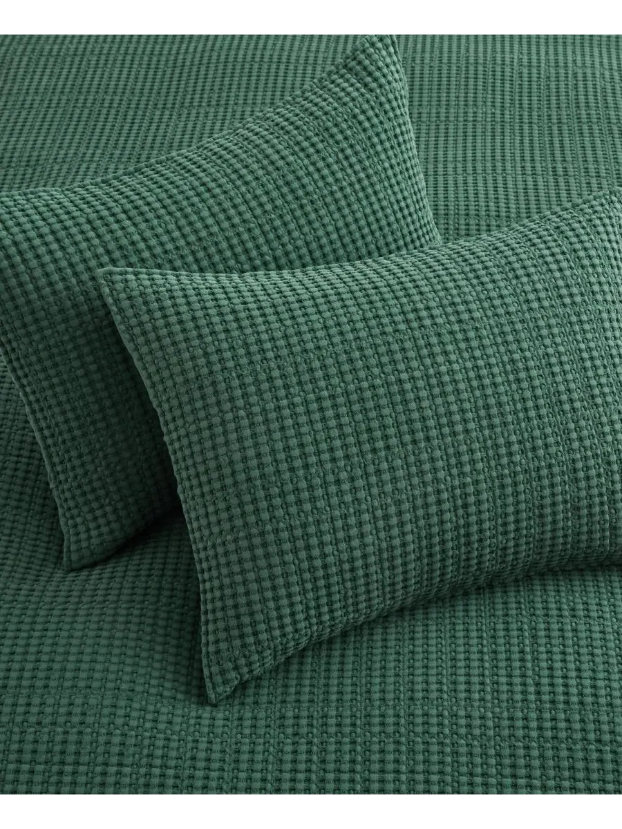 Комплект постельного белья Mills Waffle Textured из 3 предметов, размер King/California King Levtex — изображение 4 из 6