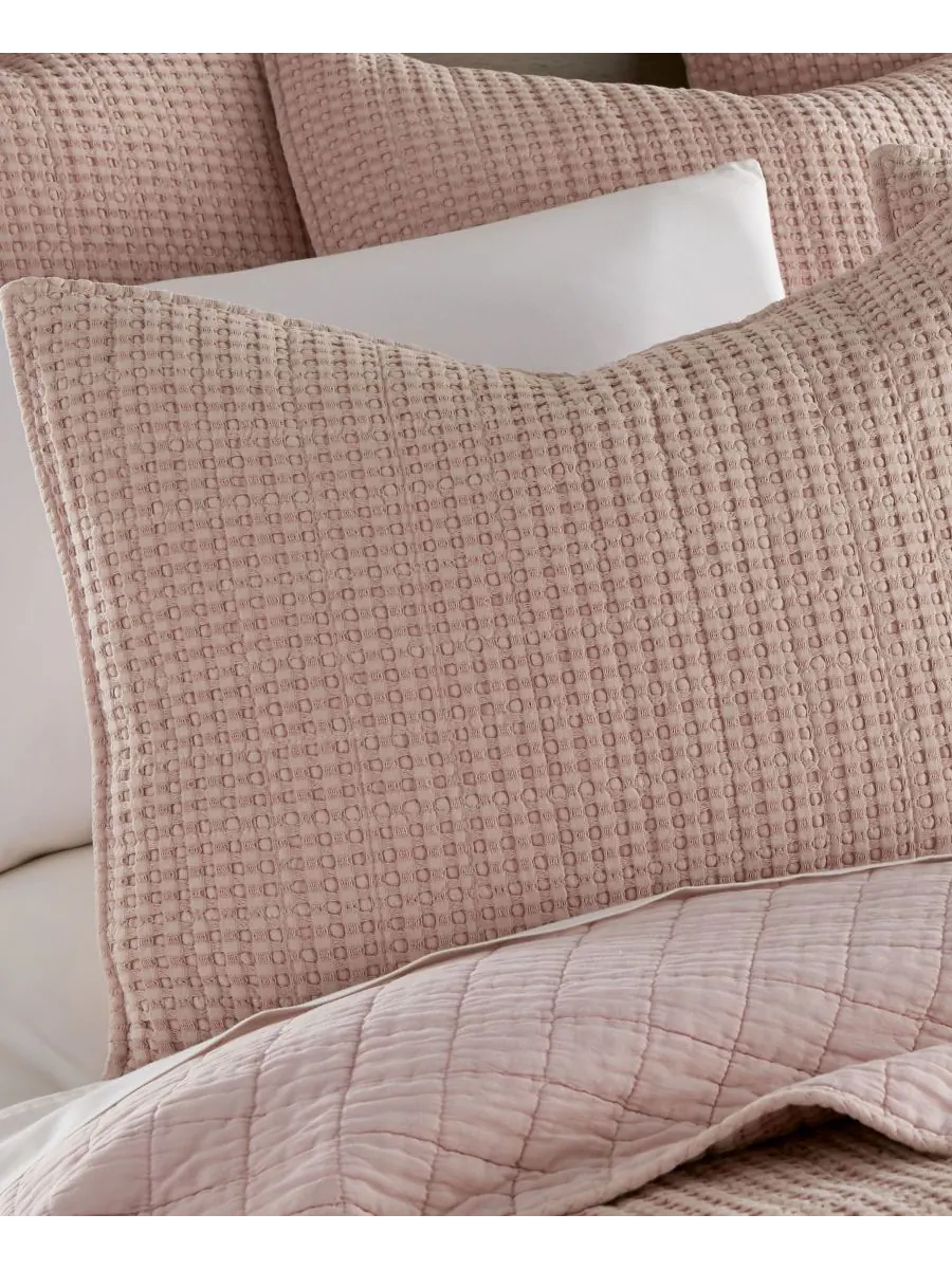Комплект постельного белья Mills Waffle Textured из 3 предметов, размер King/California King Levtex — изображение 3 из 3