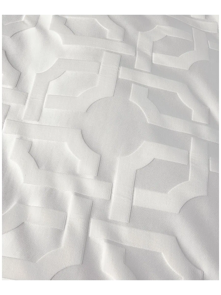 Комплект постельного белья Interlace, размер King Hotel Collection — изображение 4 из 8, белый