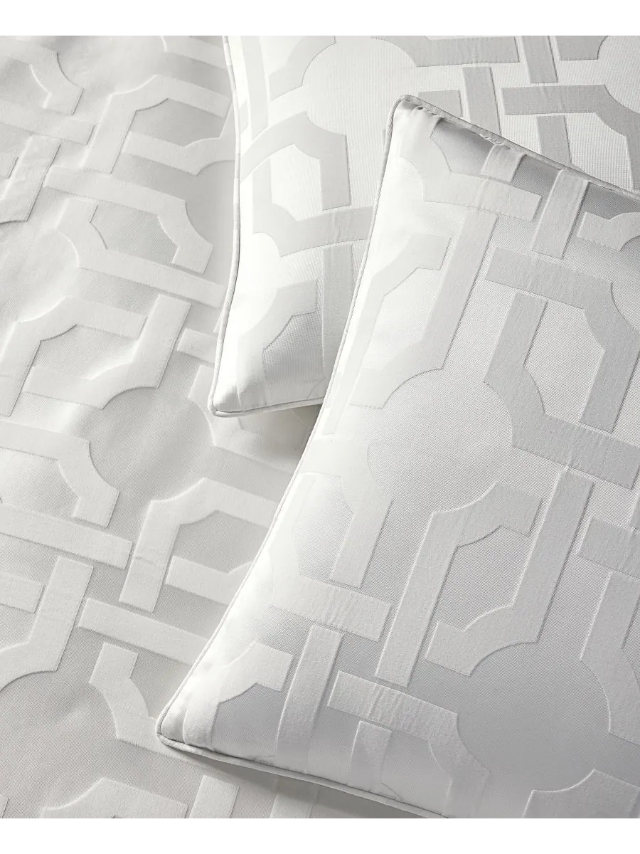 Комплект постельного белья Interlace, размер King Hotel Collection — изображение 5 из 8, белый