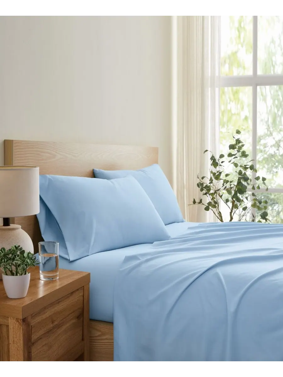 Комплект постельного белья из 3 предметов на каждый день, размер Twin XL Truly Soft — изображение 2 из 4, синий