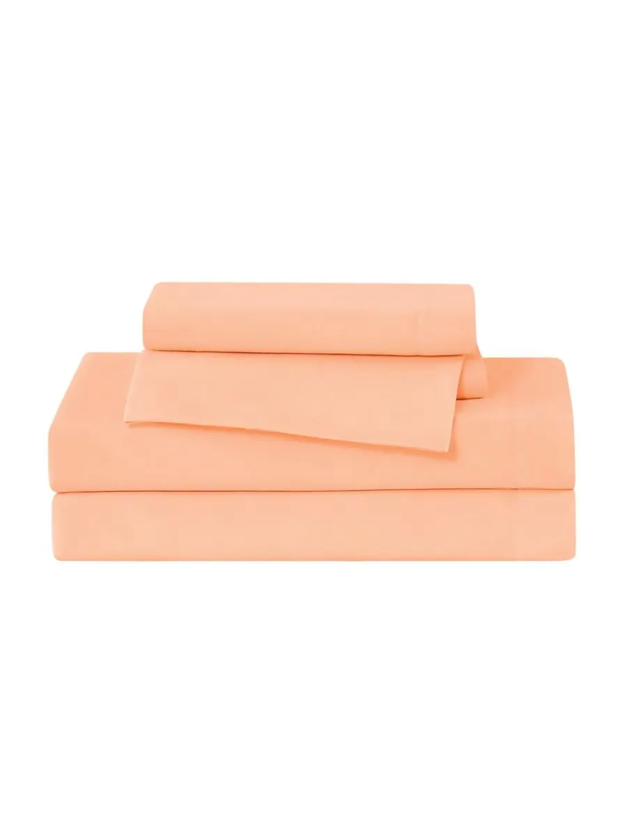 Комплект постельного белья из 3 предметов на каждый день, размер Twin XL Truly Soft — оранжевый