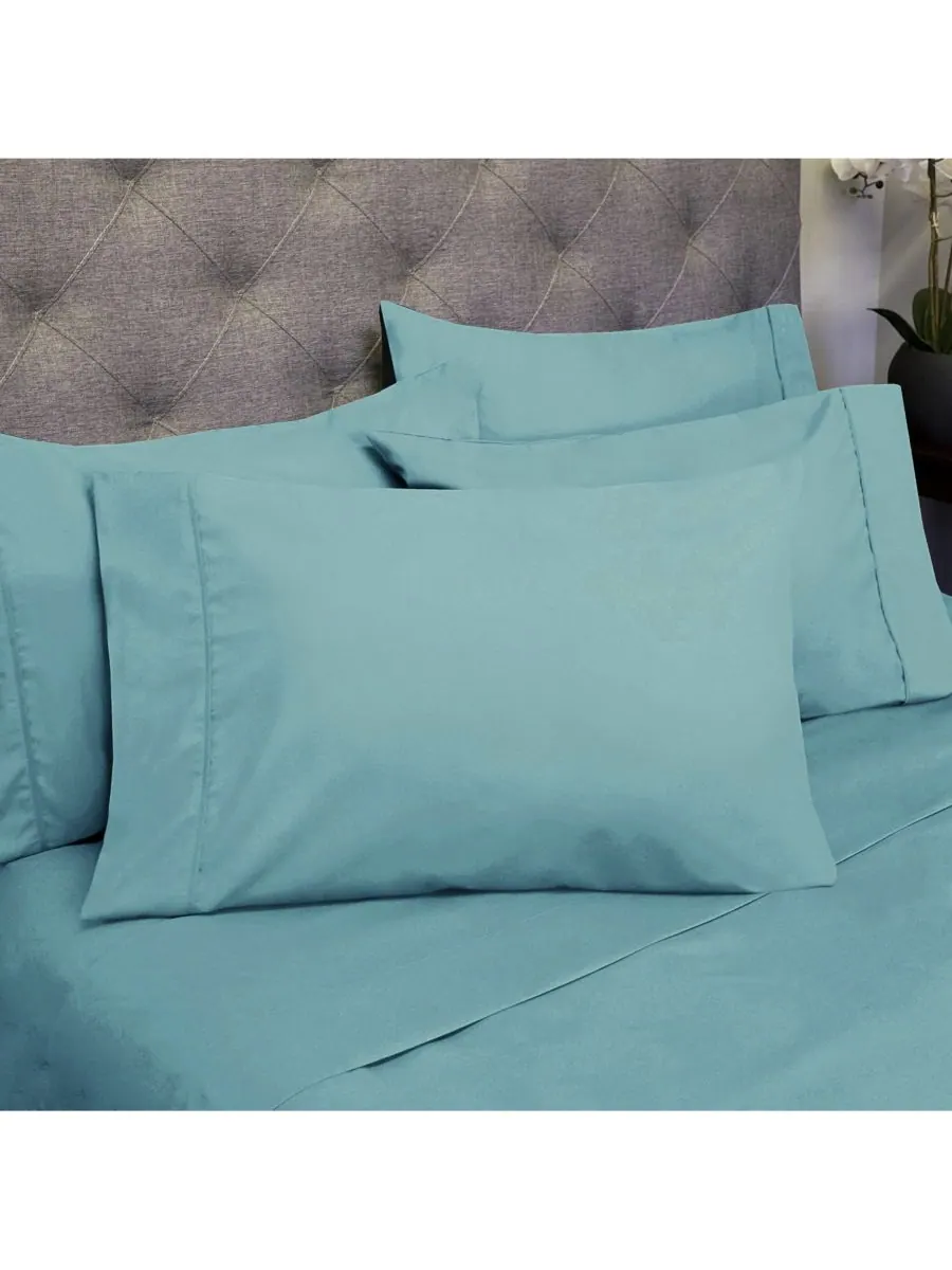 Комплект постельного белья из 6 предметов, размер полуторный Sweet Home Collection — изображение 1 из 2, синий