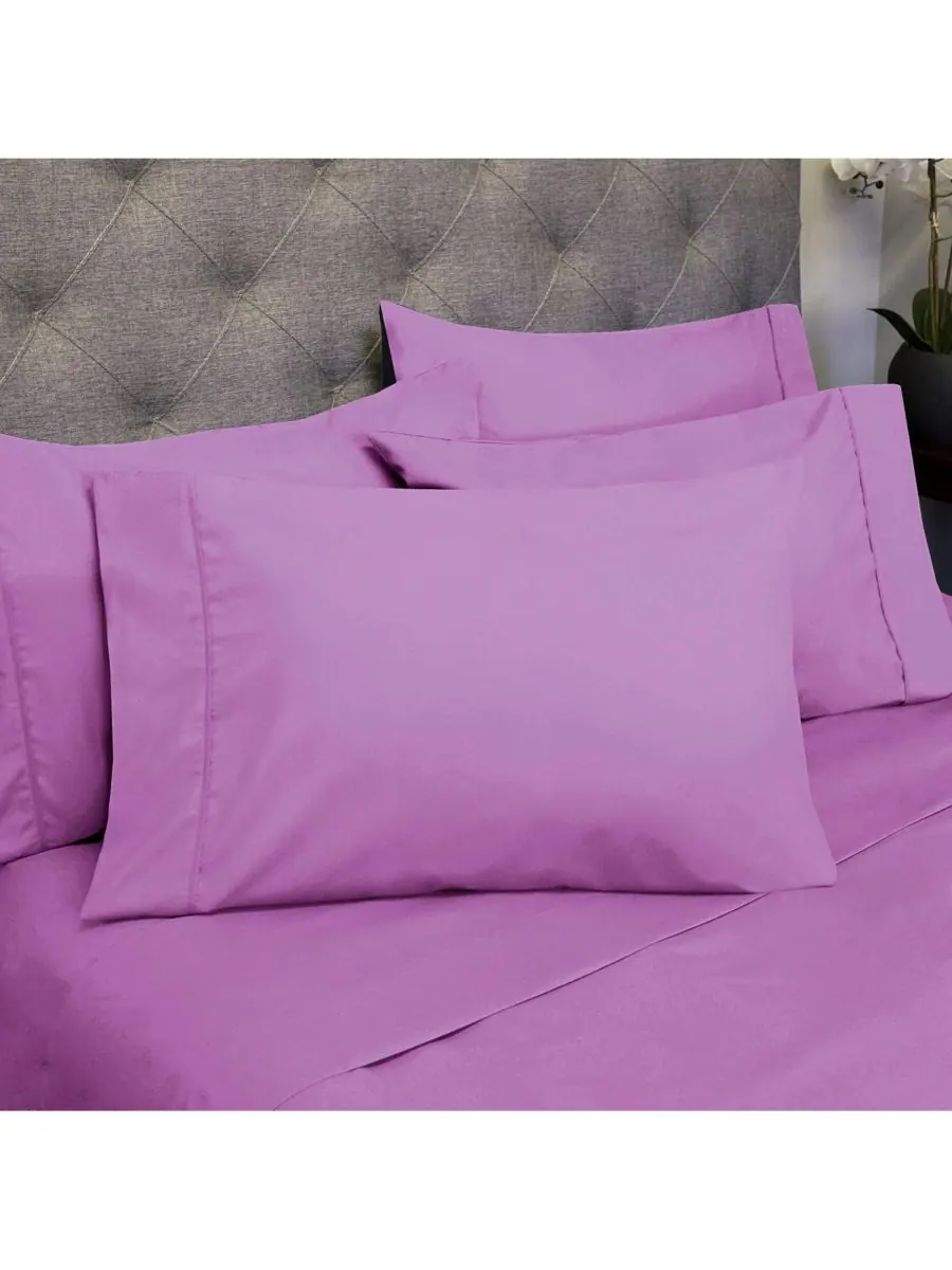 Комплект постельного белья из 6 предметов, размер «полуторный» Sweet Home Collection — изображение 1 из 2, сливавый