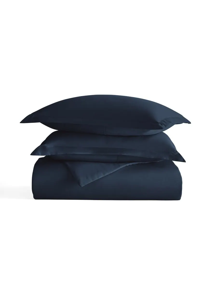 Комплект постельного белья из однотонной ткани с двойной обивкой, размер twin/twin xl ienjoy Home — изображение 7 из 9