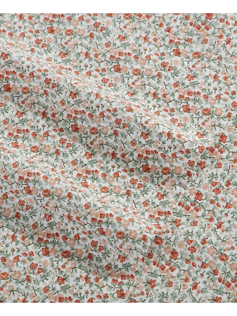 Комплект постельного белья из хлопкового перкаля, 3 предмета, размер Twin Laura Ashley, цвет emogene — изображение 3 из 6