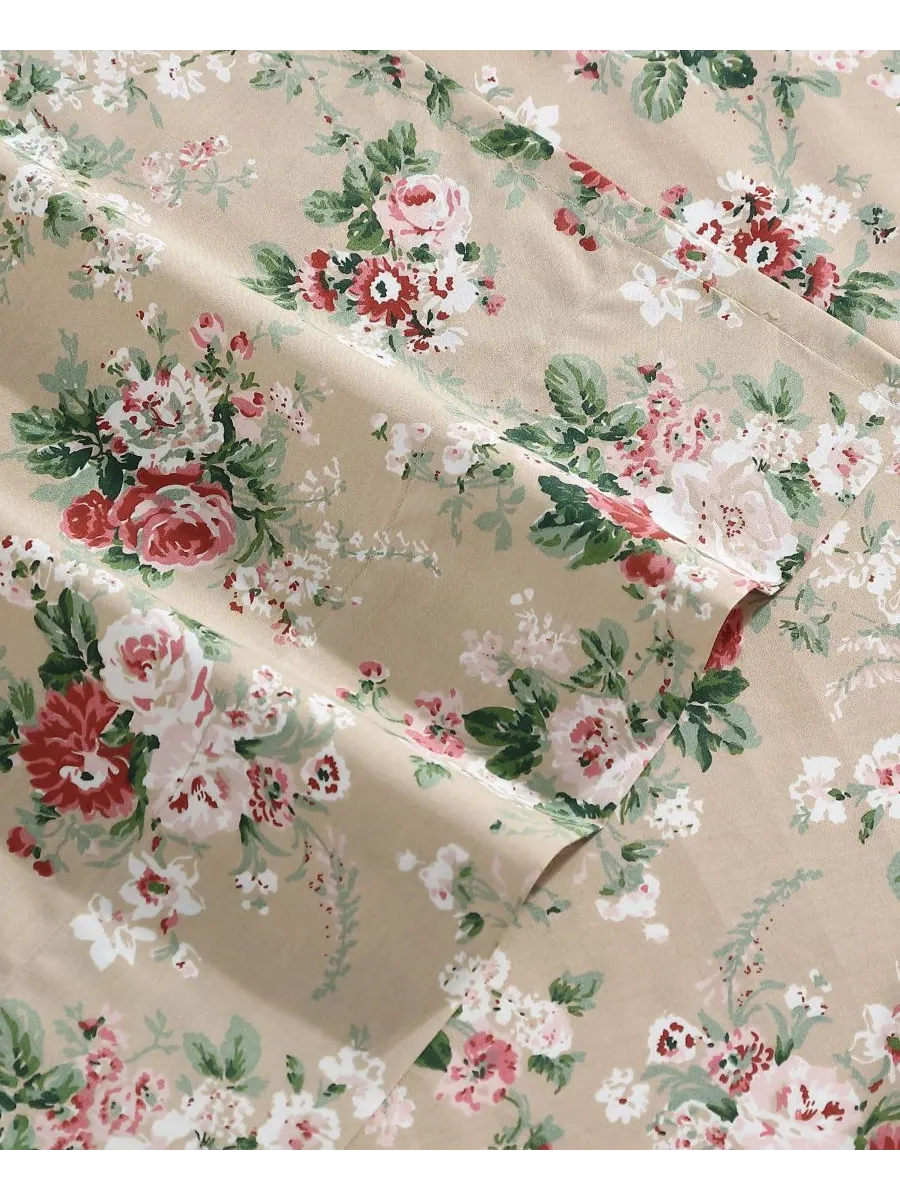 Комплект постельного белья из хлопкового перкаля, 4 предмета, размер King Laura Ashley, цвет — изображение 4 из 10