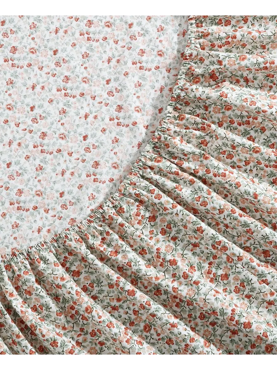 Комплект постельного белья из хлопкового перкаля, 4 предмета, размер King Laura Ashley, цвет emogene — изображение 2 из 10