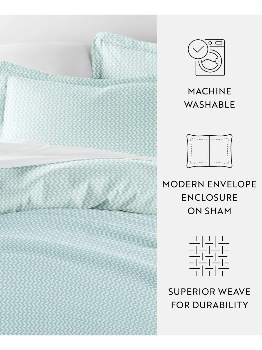 Комплект постельного белья Tranquil Sleep с узором, размер King/California King ienjoy Home — изображение 8 из 9