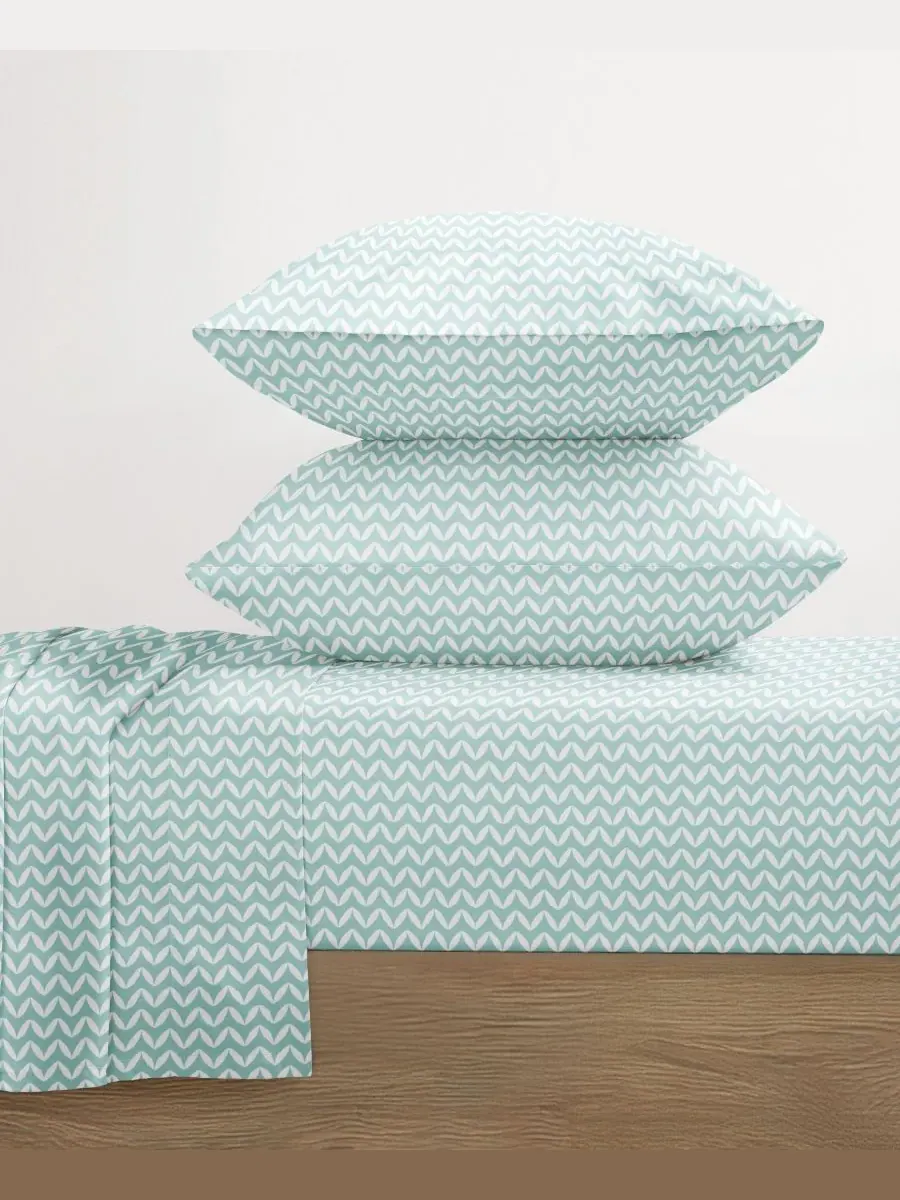 Комплект постельного белья Farmhouse Chic Premium Ultra Soft Pattern из 4 предметов, размер King — изображение 4 из 10