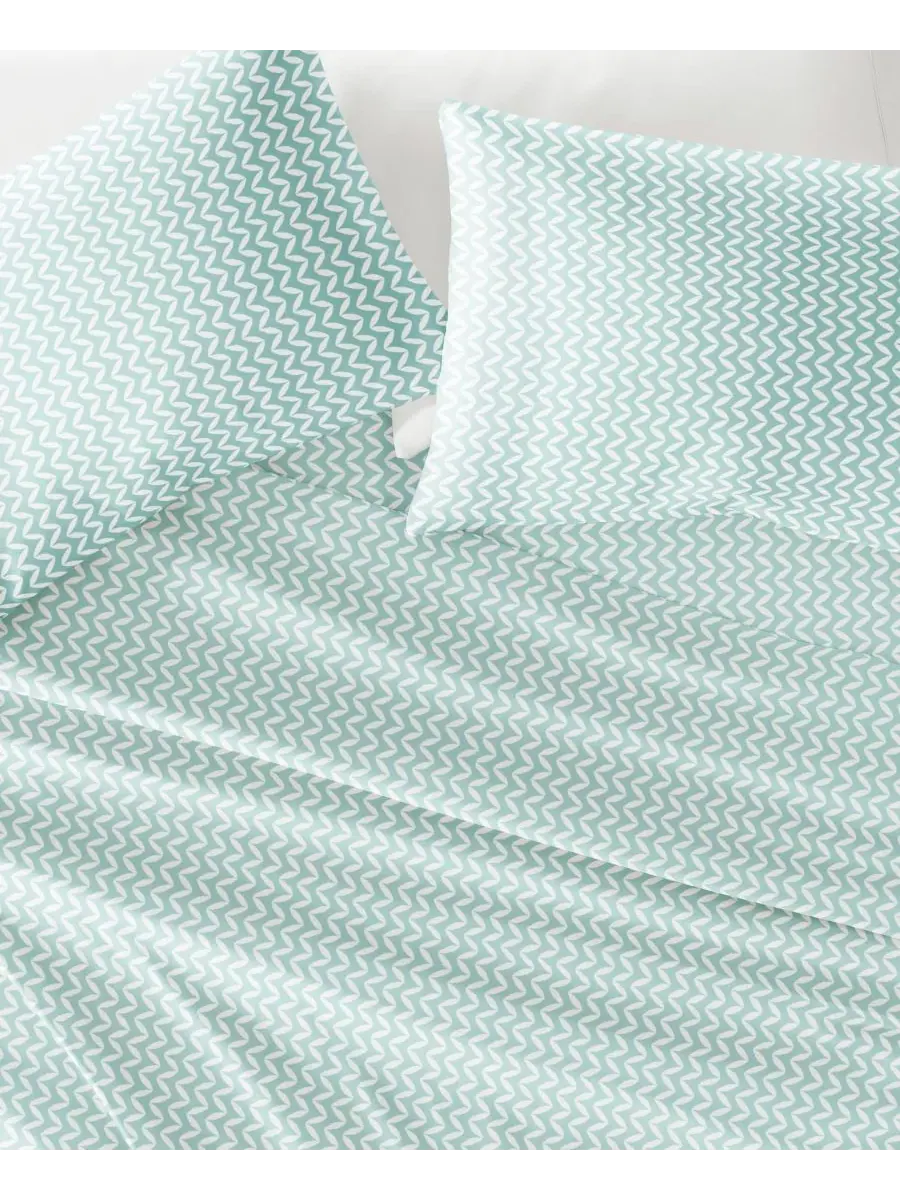Комплект постельного белья Farmhouse Chic Premium Ultra Soft Pattern из 4 предметов, размер King — изображение 5 из 10