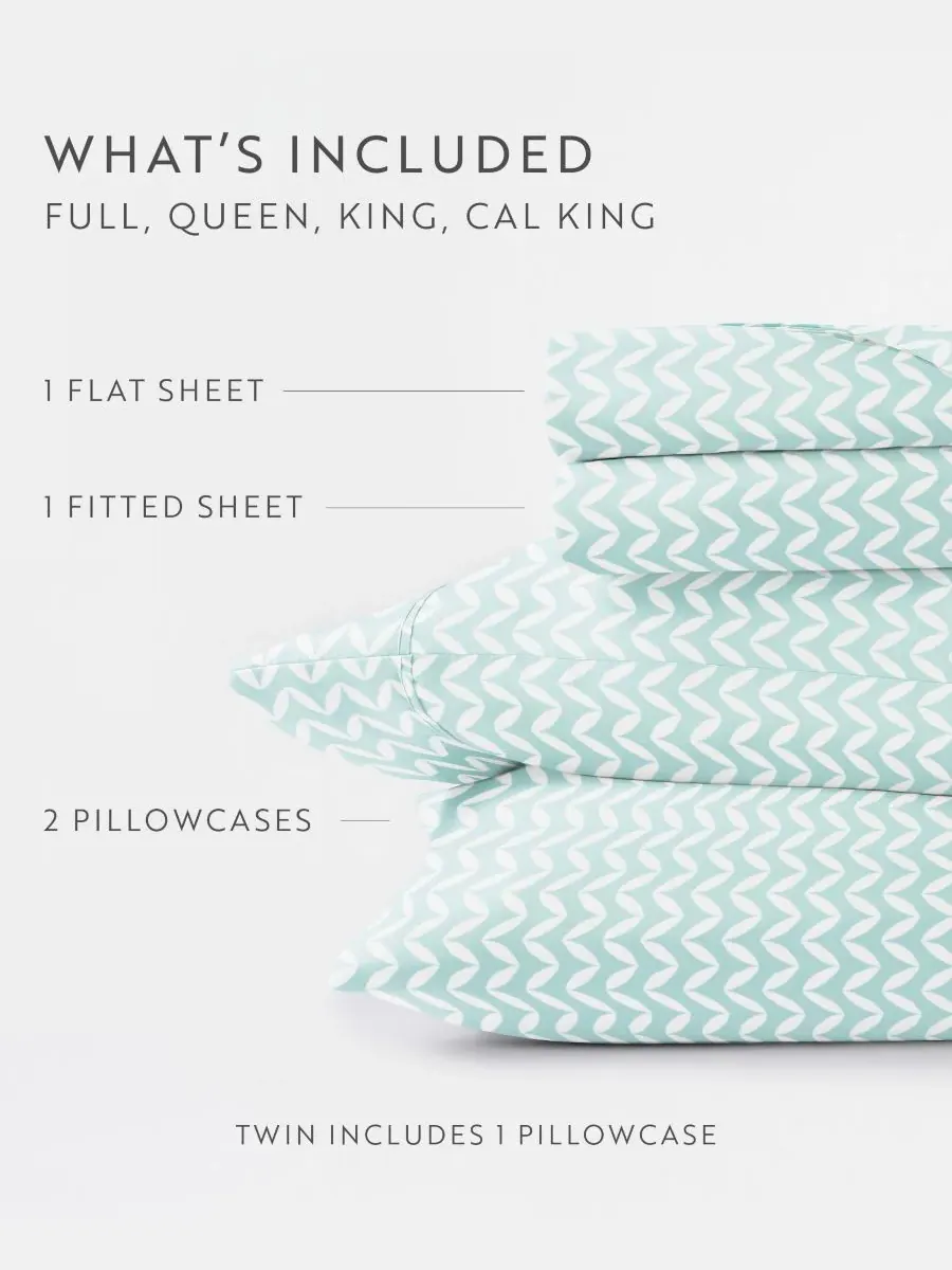 Комплект постельного белья Farmhouse Chic Premium Ultra Soft Pattern из 4 предметов, размер King — изображение 6 из 10