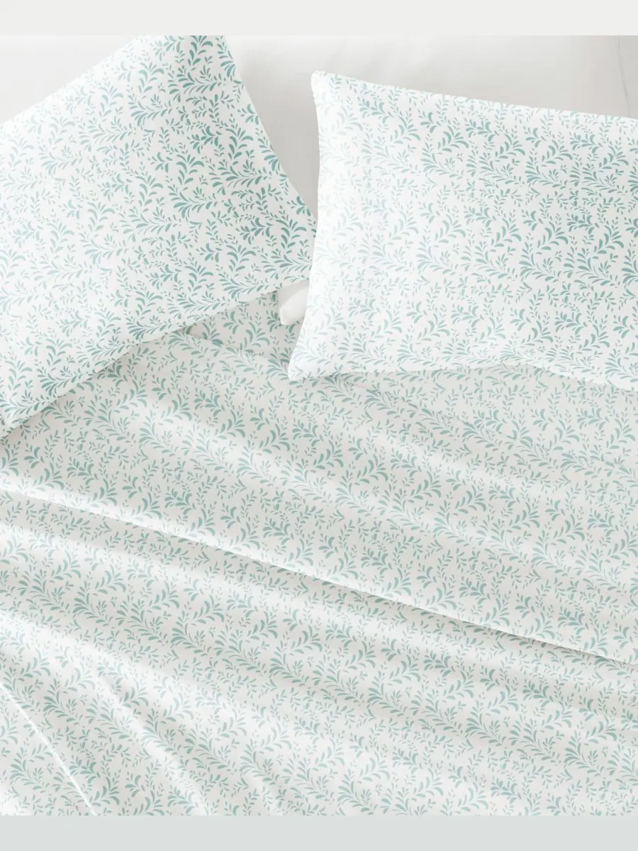 Комплект постельного белья Farmhouse Chic Premium Ultra Soft Pattern из 4 предметов, размер King — изображение 5 из 10