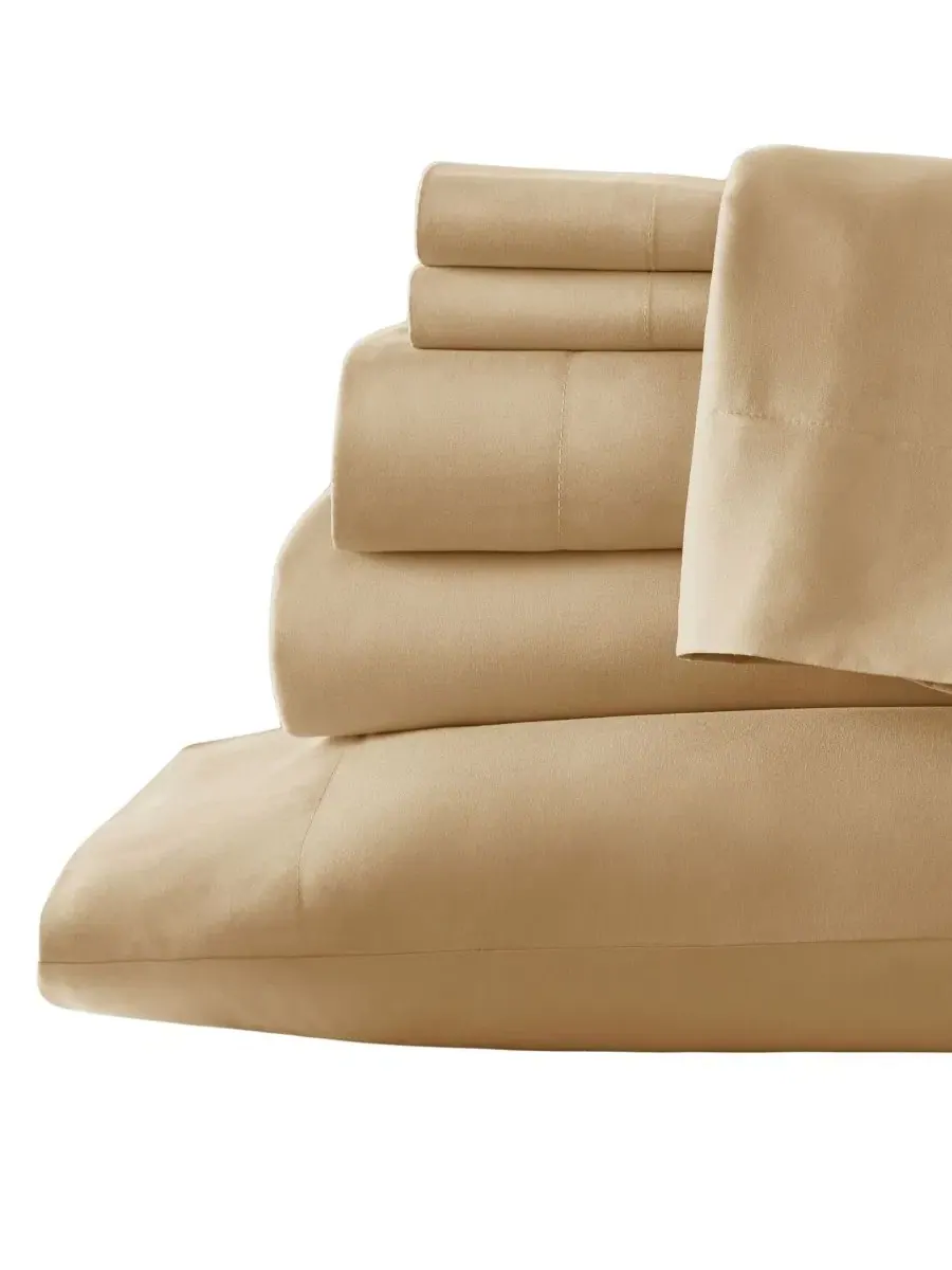 Набор простыней на резинке 6 предметов, No-Slip Ultra Soft Deep Pocket, King Southshore Fine Linens — изображение 1 из 5