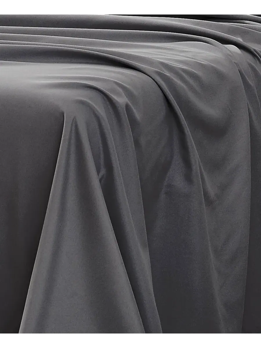 Комплект постельного белья из микрофибры, 6 предметов, King, No-Slip Southshore Fine Linens — изображение 4 из 5, серый
