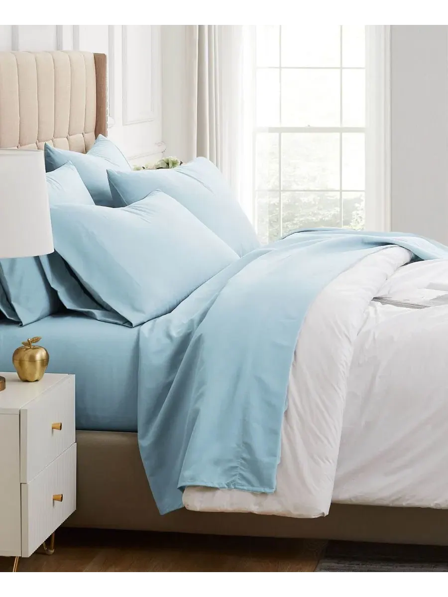Комплект простыней 4 предмета с глубоким карманом No-Slip Ultra Soft, Twin Southshore Fine Linens — изображение 2 из 5