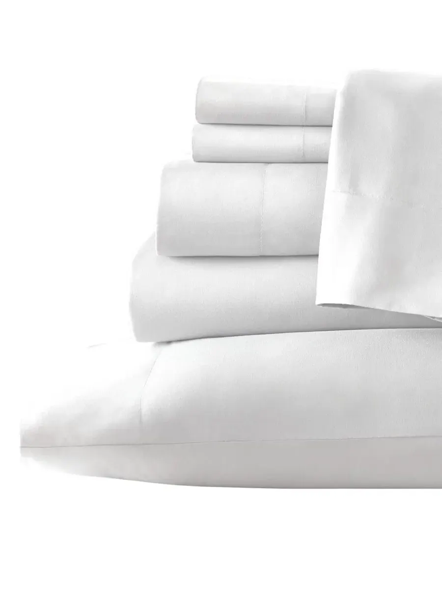 Комплект постельного белья из микрофибры 4 предмета Twin Southshore Fine Linens — изображение 1 из 5, белый