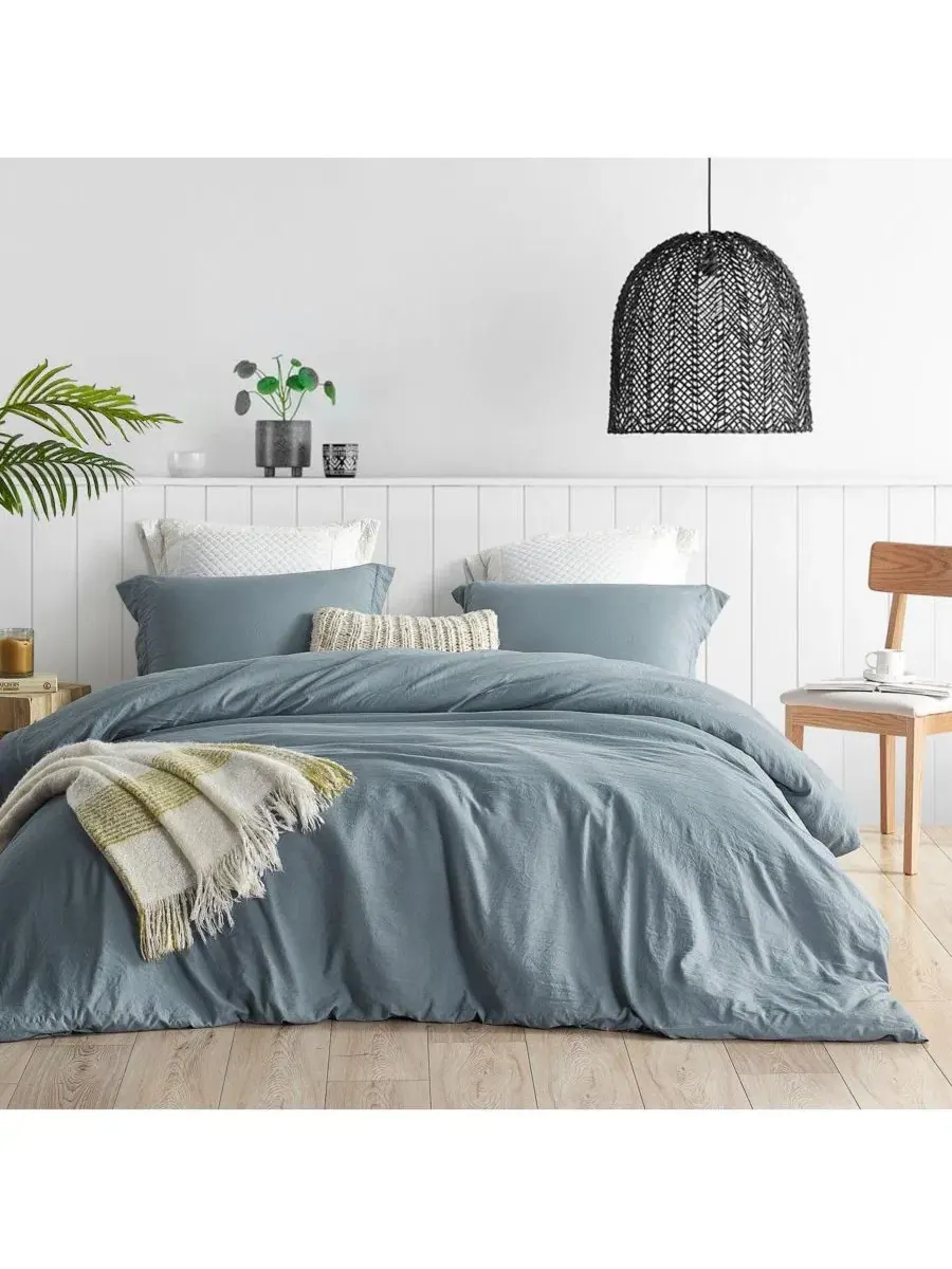 Комплект одеяла с пододеяльником Natural Loft Coma Inducer — изображение 1 из 4, светлый/синий
