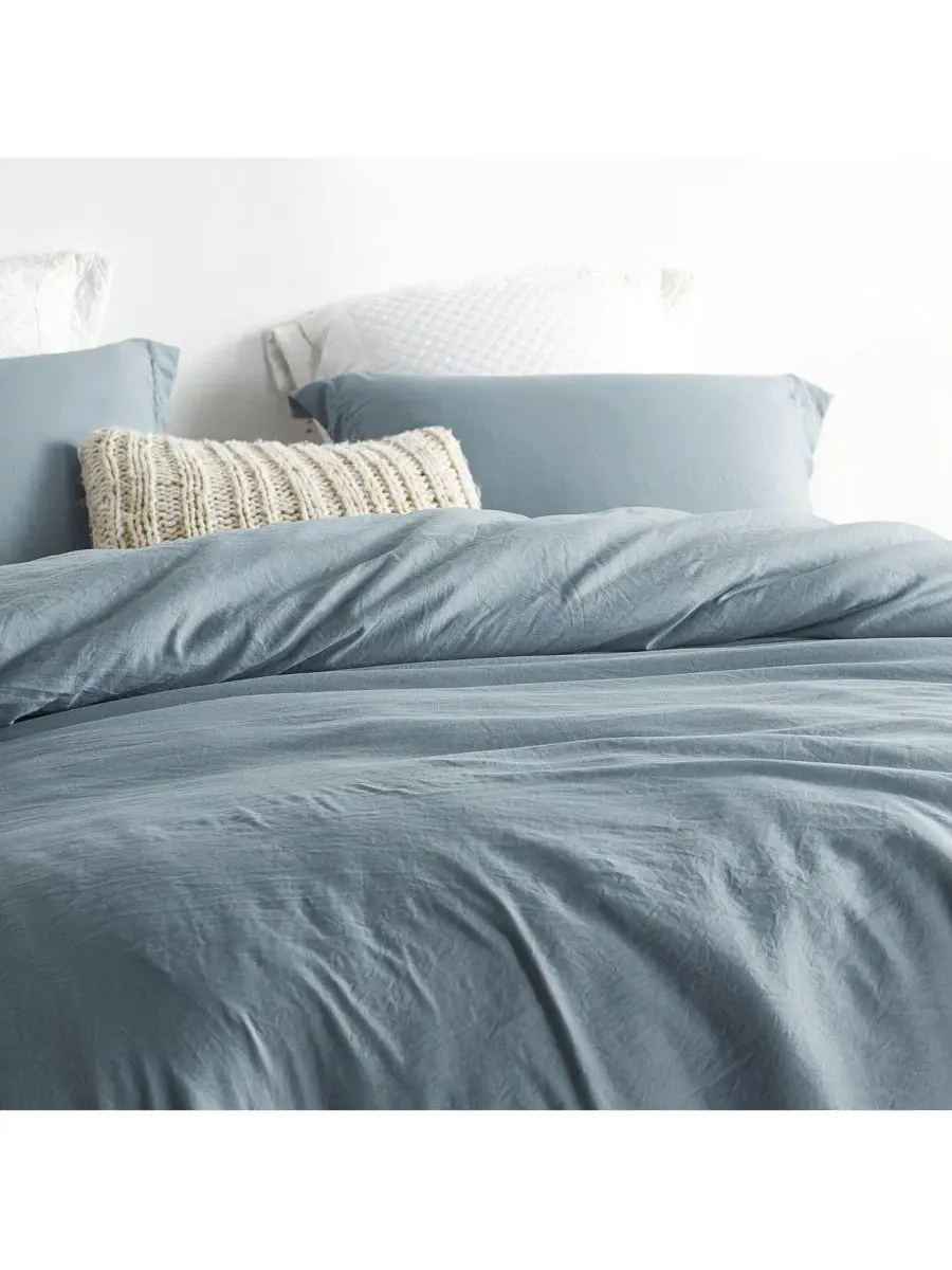 Комплект одеяла с пододеяльником Natural Loft Coma Inducer — изображение 4 из 4, светлый/синий