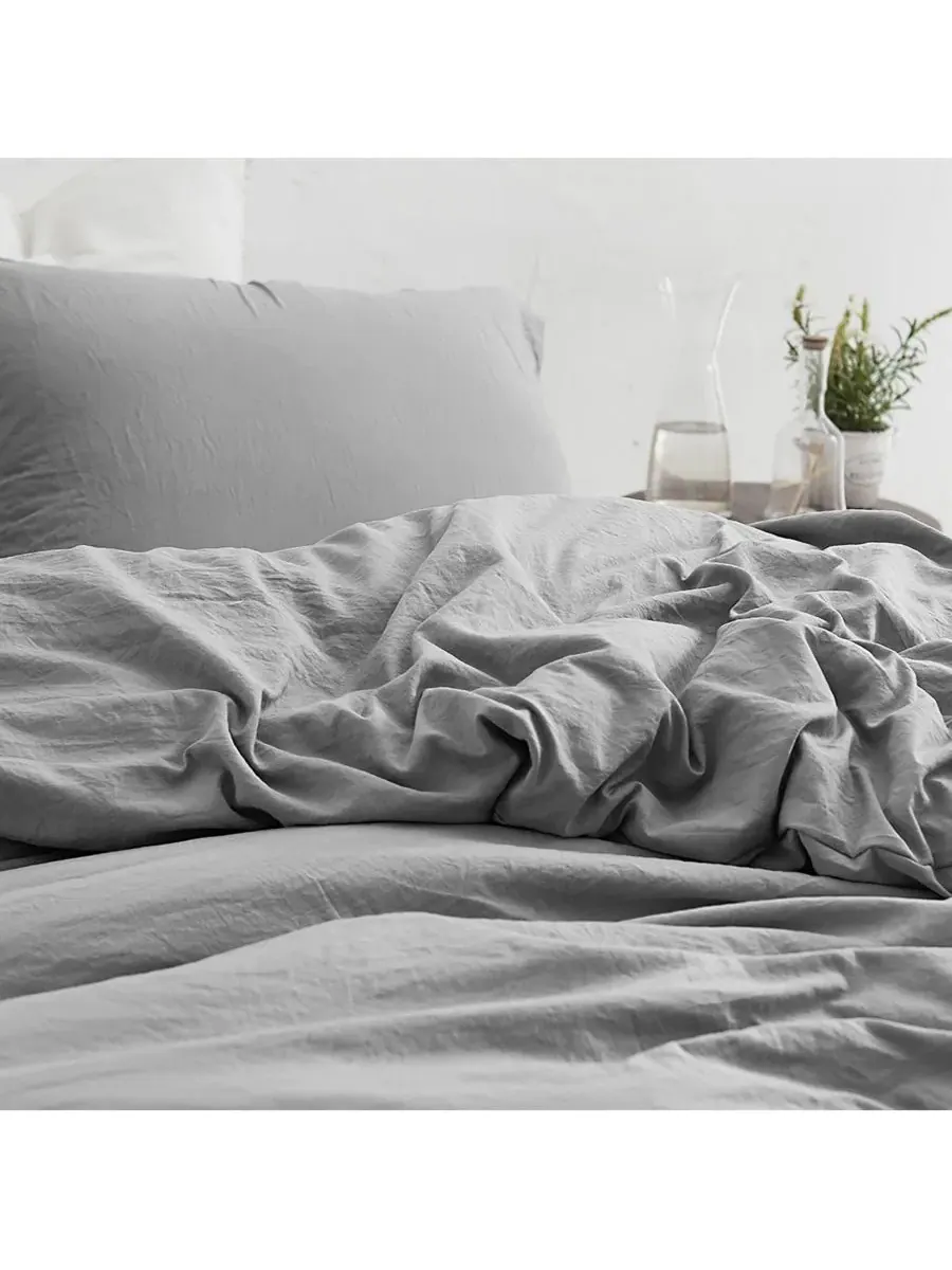 Комплект стеганого одеяла с пододеяльником Loft Coma Inducer Coma Inducer — изображение 2 из 4, серебристый металлик