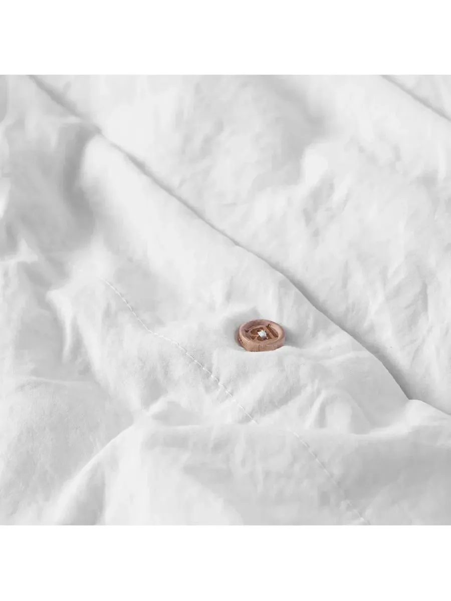 Комплект стеганого одеяла с пододеяльником, сверхтолстый, 400 GSM, модель Loft Coma Inducer Coma — изображение 2 из 4, белый