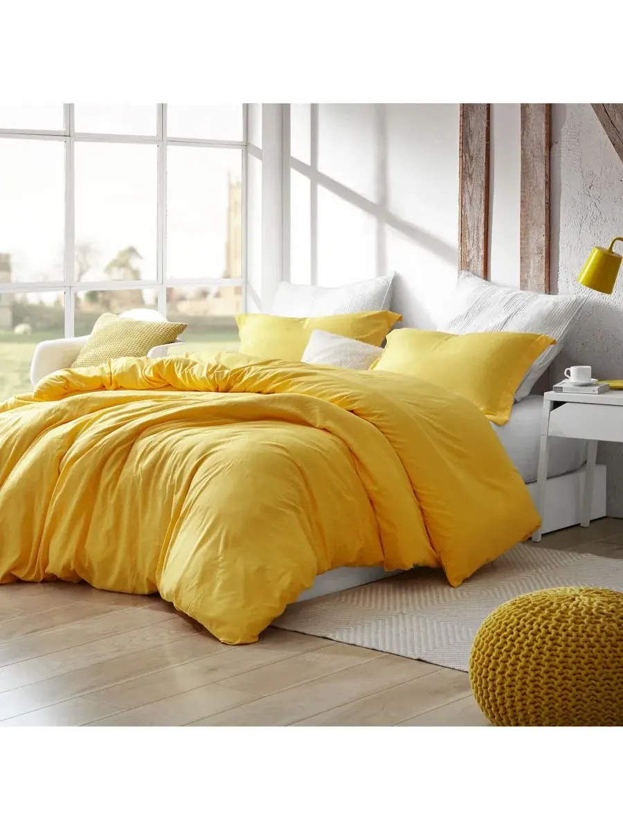 Комплект стеганого одеяла с пододеяльником Loft Coma Inducer Coma Inducer — изображение 1 из 4, темный желтый