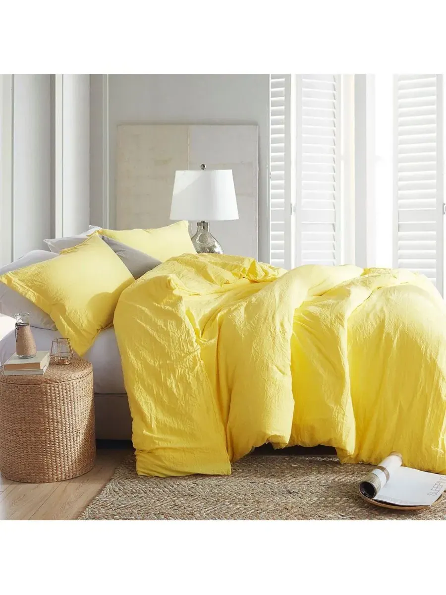 Комплект стеганого одеяла Loft Coma Inducer с пододеяльником Coma Inducer — изображение 1 из 4, желтый