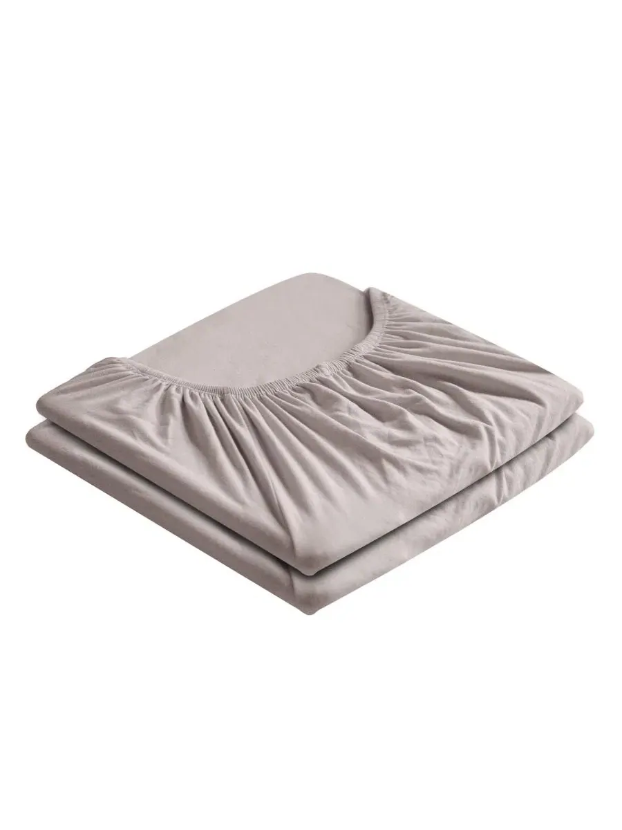 Простыня на резинке с глубоким карманом 21", 2 шт., California King Southshore Fine Linens — изображение 1 из 4, кость