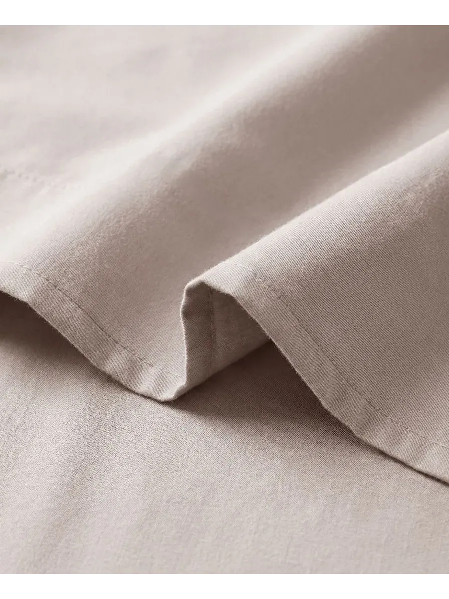 Простыня на резинке с глубоким карманом 21", 2 шт., California King Southshore Fine Linens — изображение 2 из 4, кость