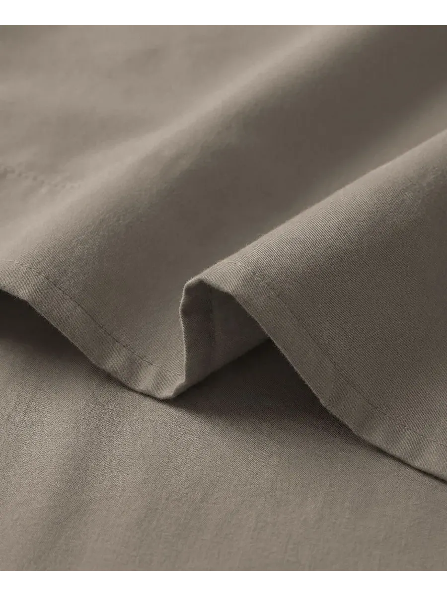 Простыня на резинке с глубоким карманом 21 дюйм, 2 шт, California King Southshore Fine Linens — изображение 2 из 4, тауп