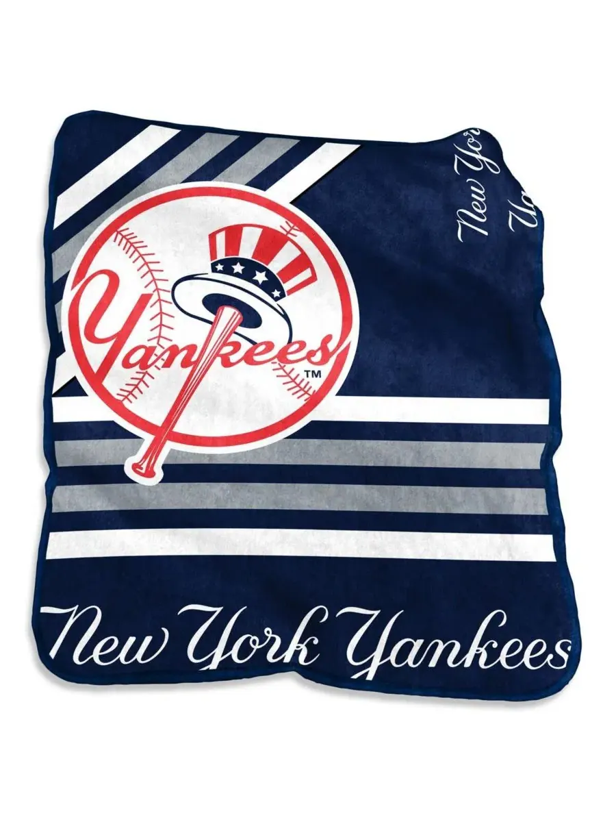 Плед флисовый с принтом New York Yankees, 127 x 152 см Logo Brands — мульти