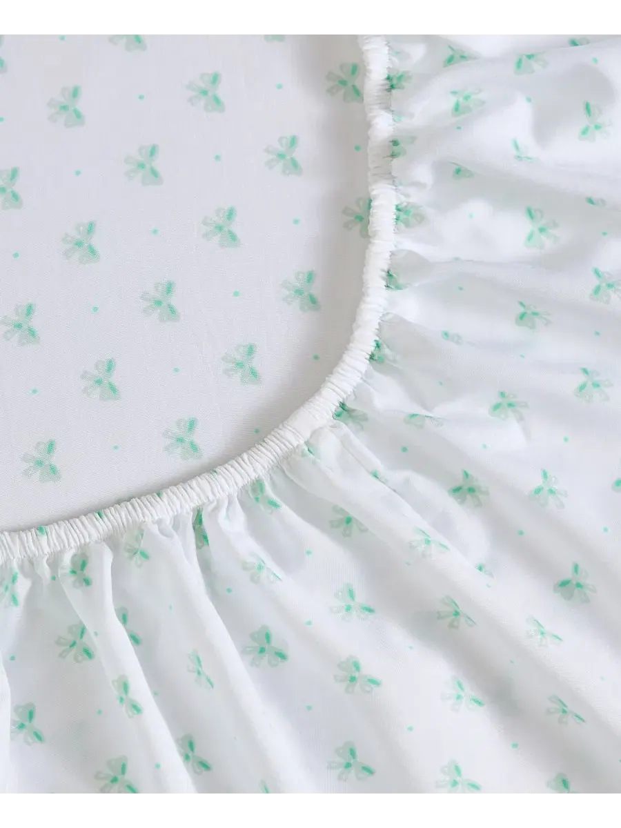 Комплект постельного белья с принтом Lovely Bows Laura Ashley Kids — изображение 5 из 6, голубой синий