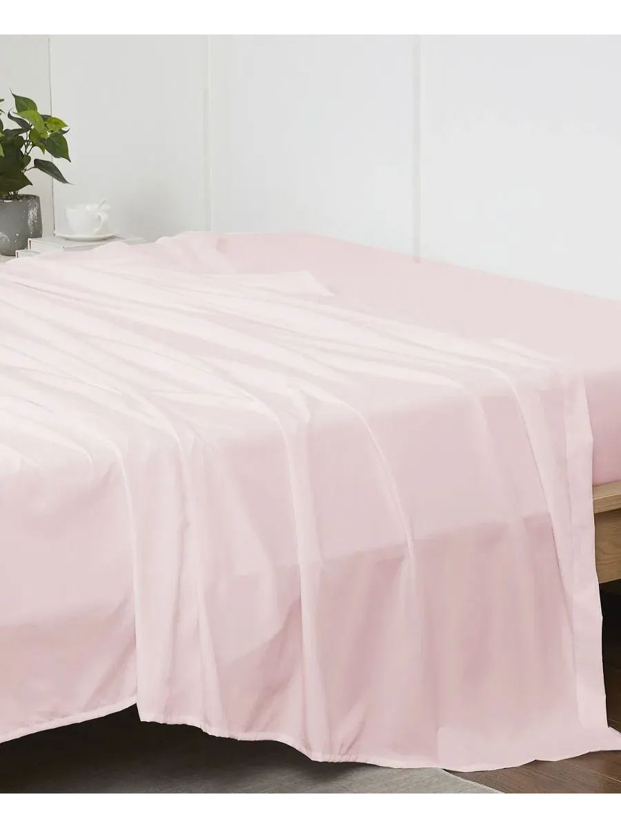Простыня плоская из микрофибры Supreme Collection, 1500 нитей, Queen Sweet Home Collection — изображение 5 из 5