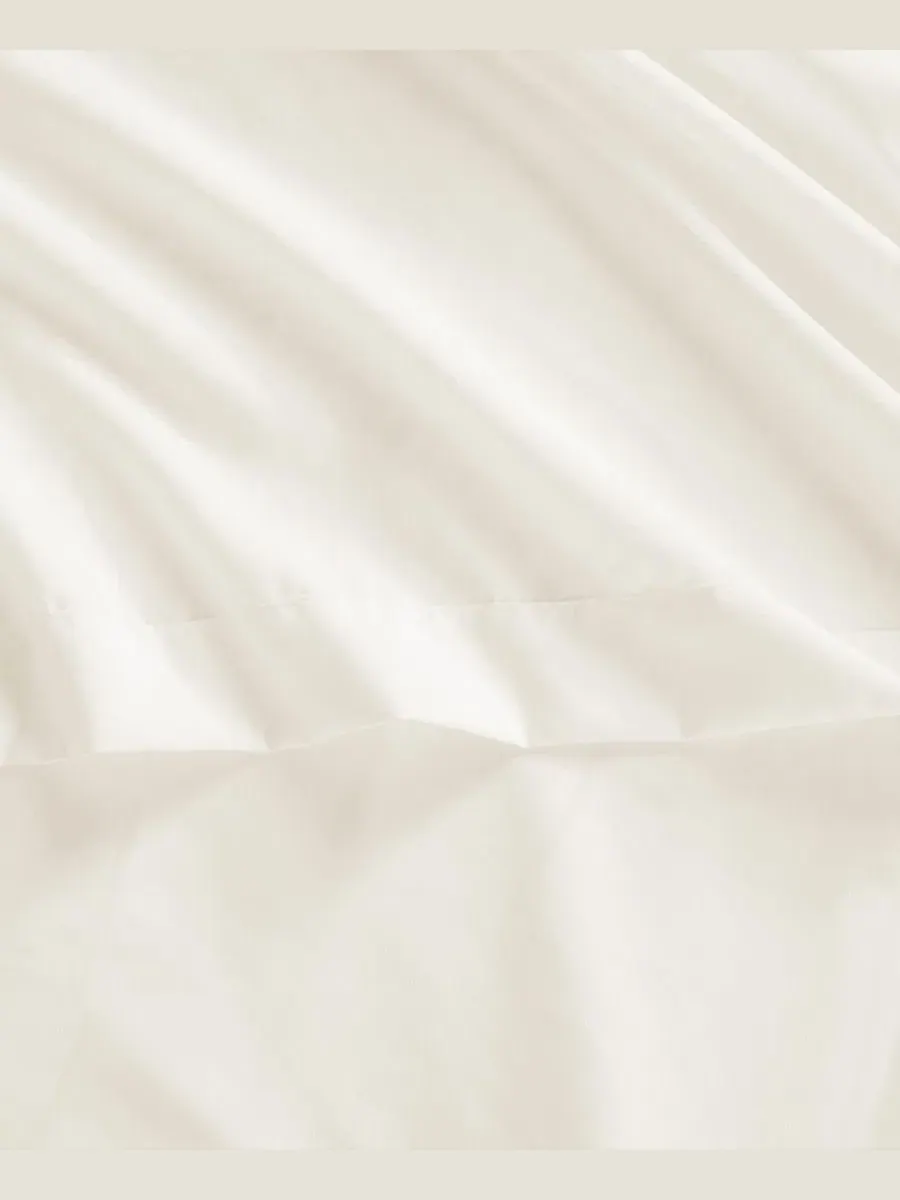 Простыня плоская Supreme Collection 1500 нитей микроволокно, Queen Sweet Home Collection — изображение 4 из 5, белый