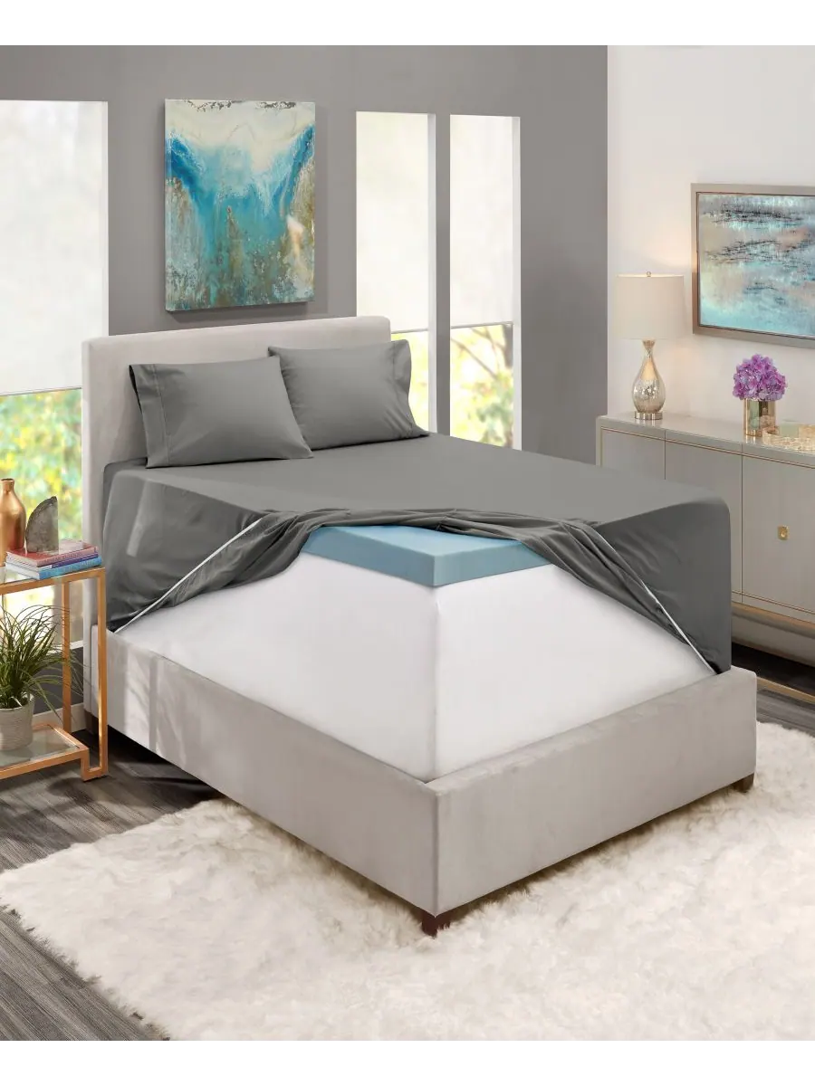 Комплект постельного белья из микрофибры с очень глубокими карманами, 4 предмета, размер Twin Nestl — изображение 2 из 8