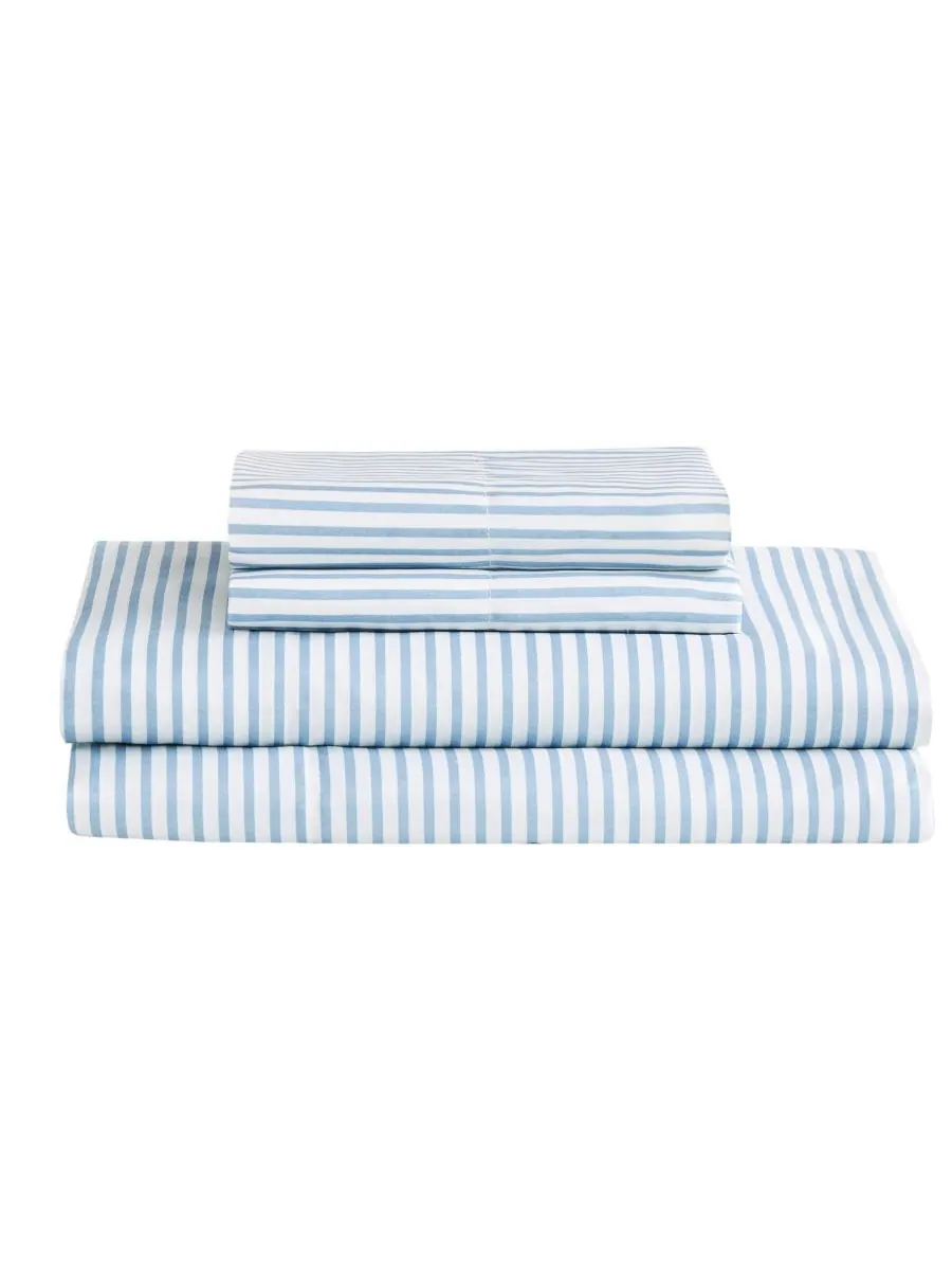 Комплект постельного белья Jaxon Wide Stripe из 7 предметов, размер Queen Madison Park Essentials — изображение 5 из 10