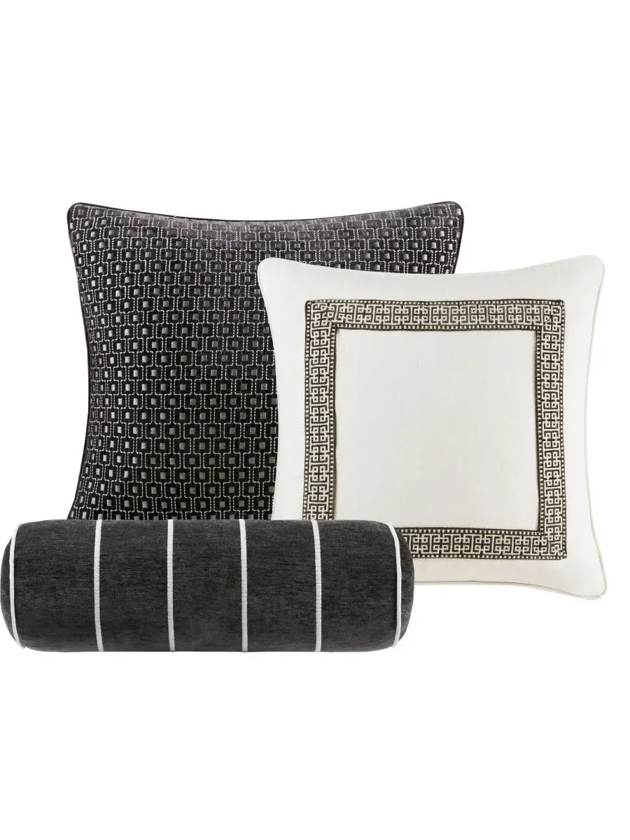 Комплект постельного белья Jarvis Embroidery из 8 предметов, размер Queen Madison Park Signature — изображение 9 из 10